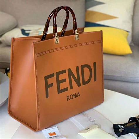 fendi sunshine shopper bag